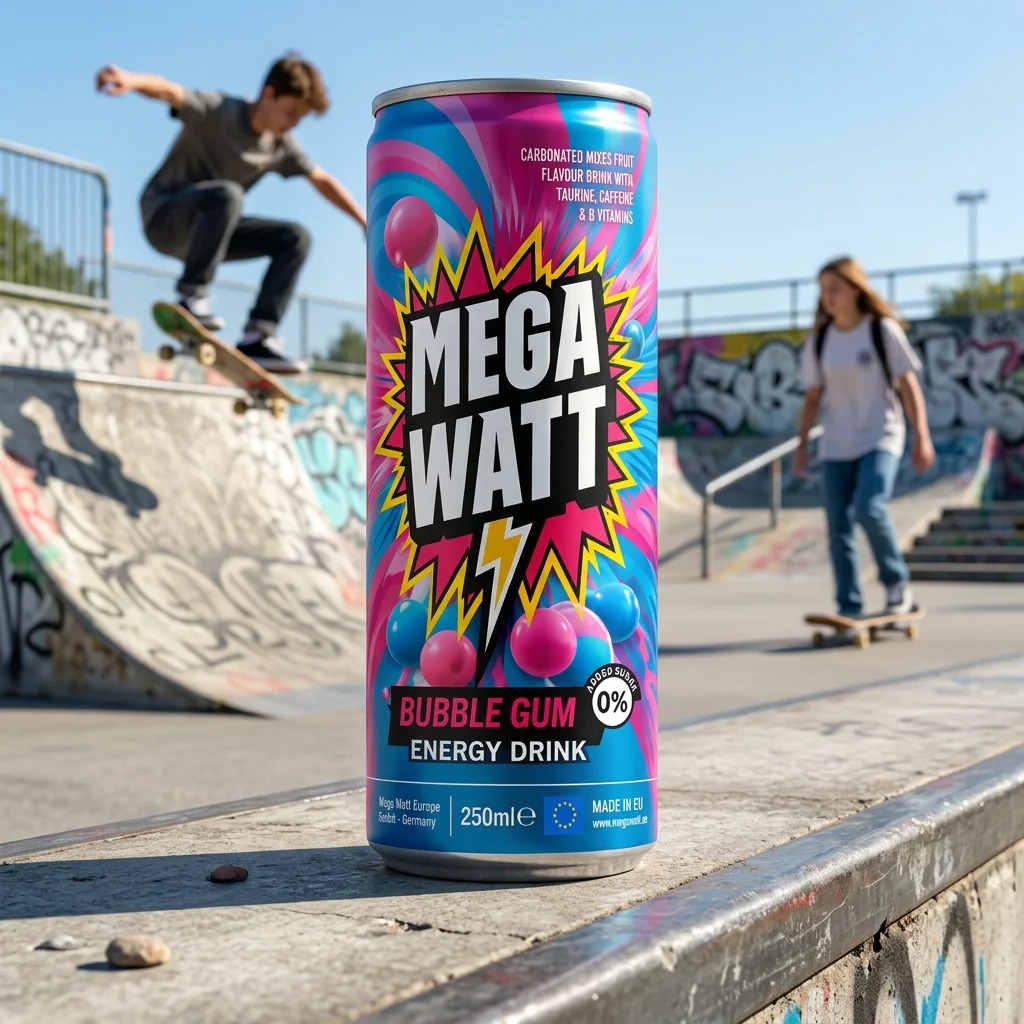 Mega Watt Bubble Gum skate campaign