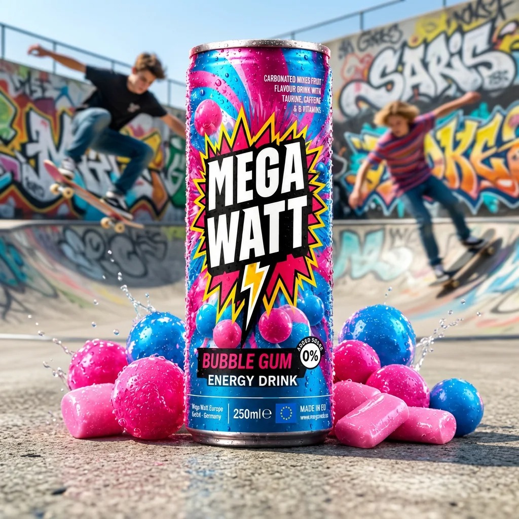 Mega Watt Bubble Gum lifestyle campaign