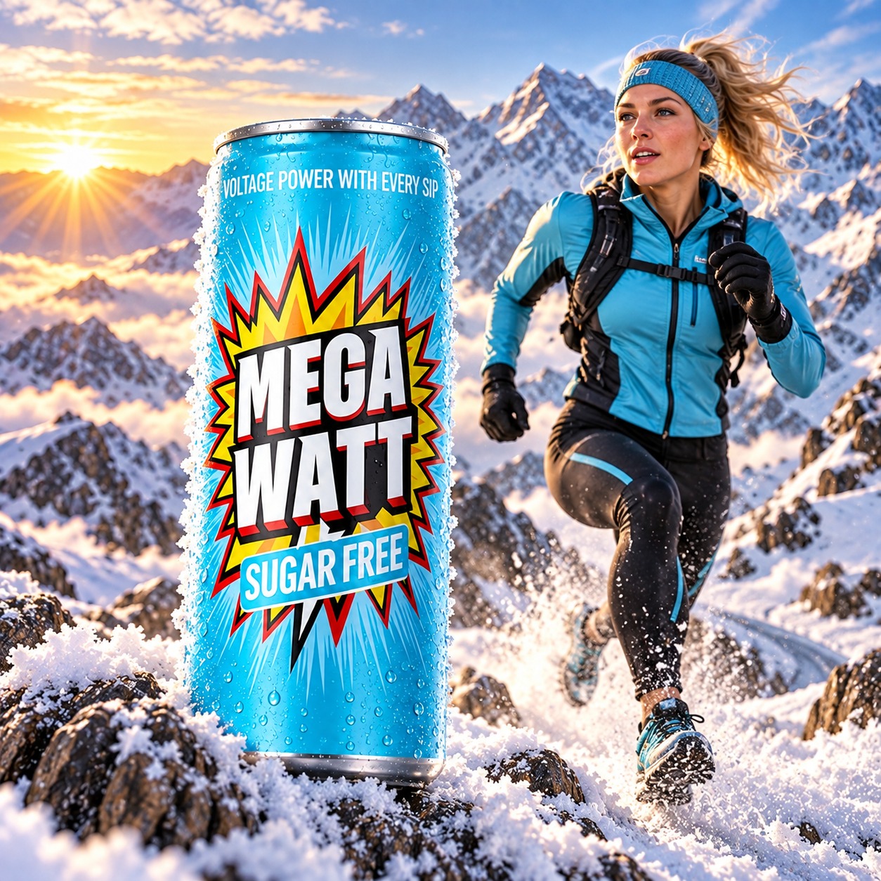 Mega Watt Sugar Free lifestyle campaign